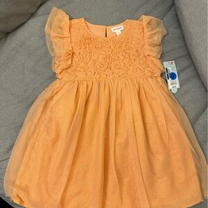 Cat & Jack Peach Floral Dress